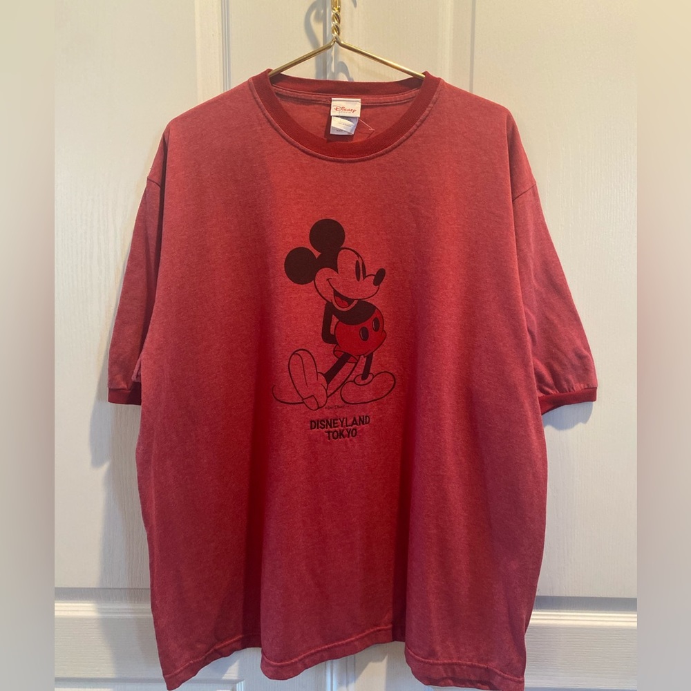 VTG Y2K Disney Store Mickey Mouse Tokyo Ringer Tee XL